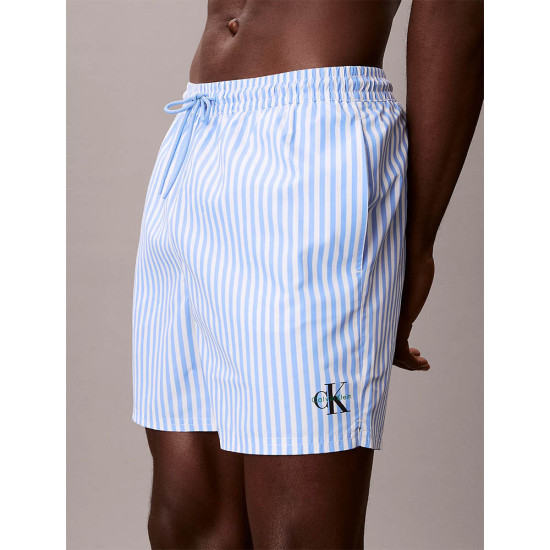 Calvin Klein Ανδρικό μαγιό Medium Drawstring Swim Shorts - CK Monogram